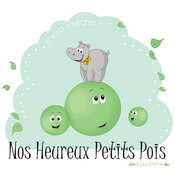 logo crèche nos heureux petits pois