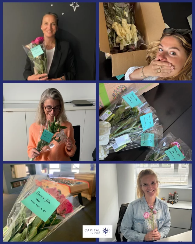 La semaine dernière, Juliette et Stéphane ont offert des fleurs à toutes les femmes du bureau.

Parce que c’était la fête des mères, et que pour nous, cela va bien au-delà des liens du sang.
Cette journée est dédiée à toutes celles qui, d’une manière ou d’une autre, incarnent la maternité, l’amour, le soin.

À toutes les mamans :
les mamans de sang, les mamans de cœur, les mamans adoptives, les mamans d’accueil, les belles-mamans, les mamans solo.
Aux futures mamans, à celles qui espèrent encore, à celles qui ne pourront pas ou qui ont choisi un autre chemin.
Aux mamanges, aux mamans arc-en-ciel, à celles qui portent l’absence avec amour.
À celles qui élèvent, qui protègent, qui aiment, même sans être appelées "maman".

Parce que la maternité a mille visages, et que chacune mérite d’être honoré.